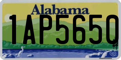AL license plate 1AP5650