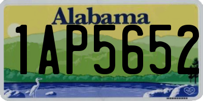 AL license plate 1AP5652