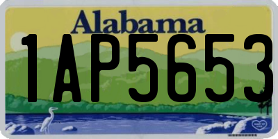 AL license plate 1AP5653