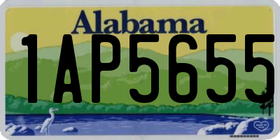 AL license plate 1AP5655