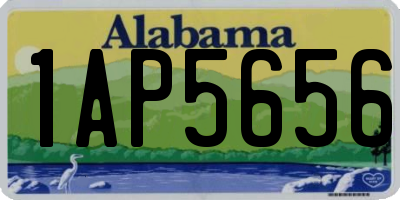 AL license plate 1AP5656
