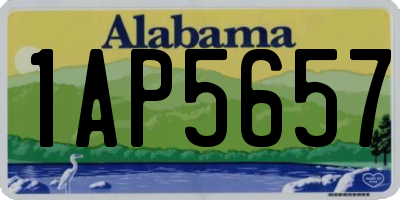 AL license plate 1AP5657