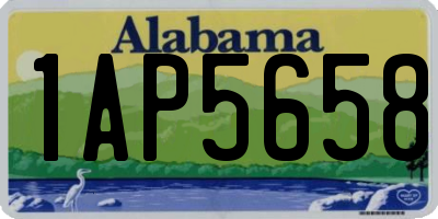 AL license plate 1AP5658