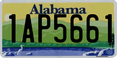 AL license plate 1AP5661