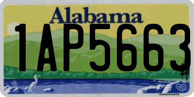 AL license plate 1AP5663
