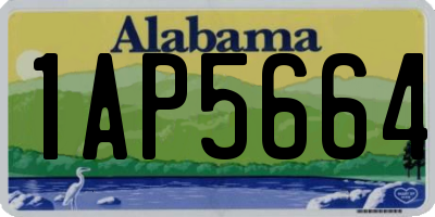 AL license plate 1AP5664