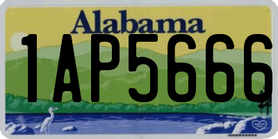 AL license plate 1AP5666