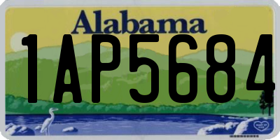 AL license plate 1AP5684