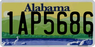 AL license plate 1AP5686