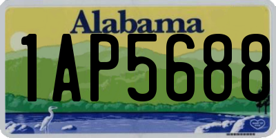 AL license plate 1AP5688