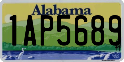 AL license plate 1AP5689