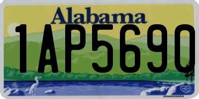 AL license plate 1AP5690