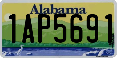 AL license plate 1AP5691