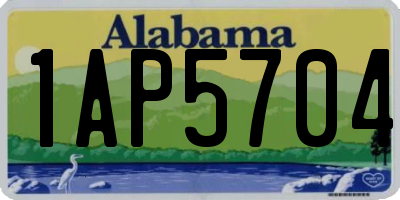 AL license plate 1AP5704