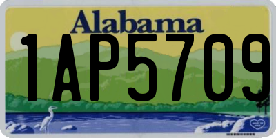 AL license plate 1AP5709