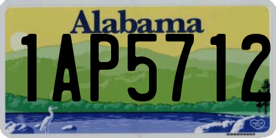 AL license plate 1AP5712
