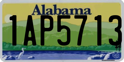 AL license plate 1AP5713