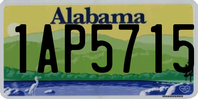 AL license plate 1AP5715