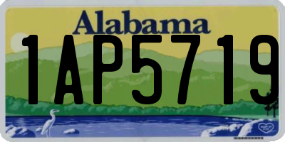 AL license plate 1AP5719