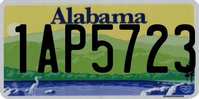 AL license plate 1AP5723