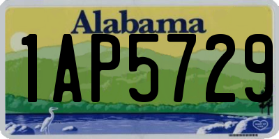 AL license plate 1AP5729