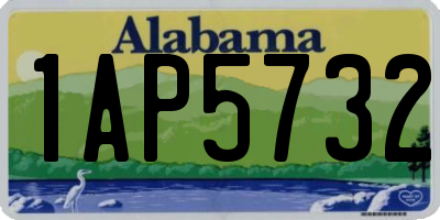 AL license plate 1AP5732