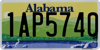 AL license plate 1AP5740