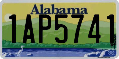 AL license plate 1AP5741