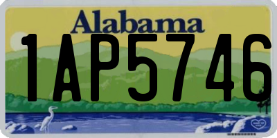 AL license plate 1AP5746