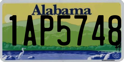 AL license plate 1AP5748