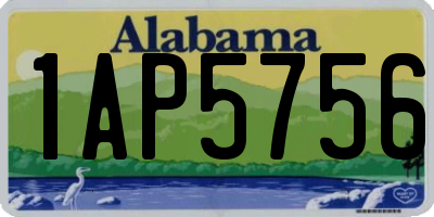 AL license plate 1AP5756