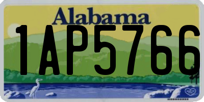 AL license plate 1AP5766