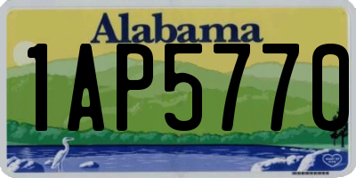 AL license plate 1AP5770