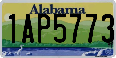 AL license plate 1AP5773