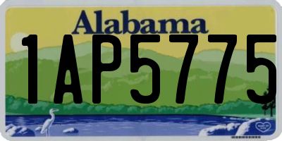 AL license plate 1AP5775