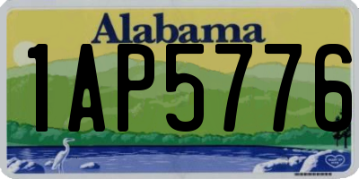 AL license plate 1AP5776
