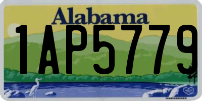 AL license plate 1AP5779