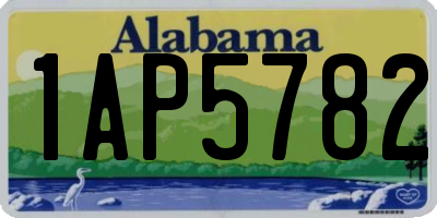 AL license plate 1AP5782