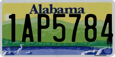 AL license plate 1AP5784