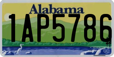 AL license plate 1AP5786