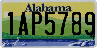 AL license plate 1AP5789