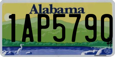 AL license plate 1AP5790