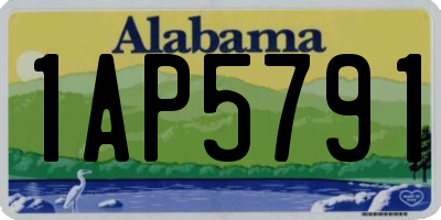 AL license plate 1AP5791