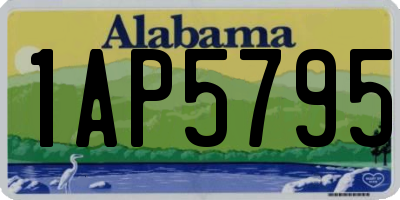 AL license plate 1AP5795