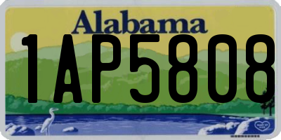 AL license plate 1AP5808