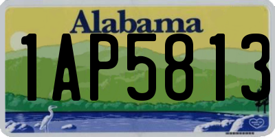 AL license plate 1AP5813