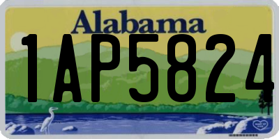 AL license plate 1AP5824