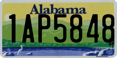 AL license plate 1AP5848