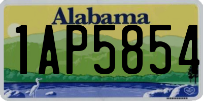 AL license plate 1AP5854
