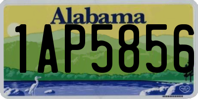 AL license plate 1AP5856